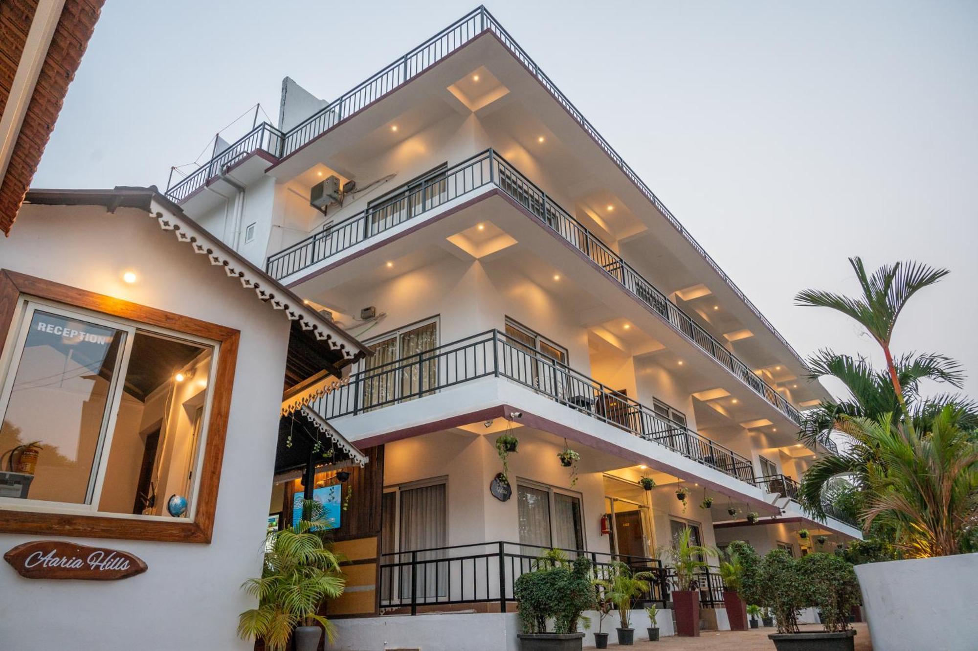 Aaria Hills Hotell Arambol Exteriör bild