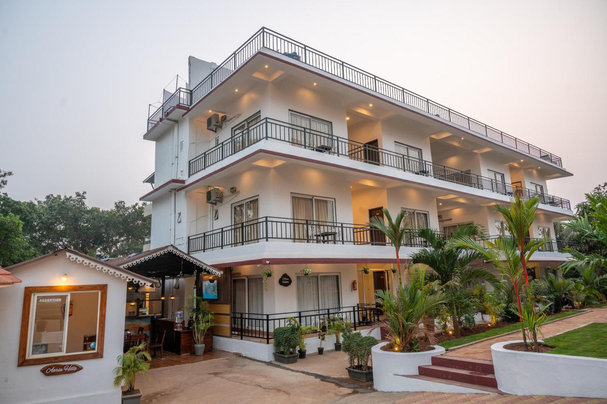 Aaria Hills Hotell Arambol Exteriör bild